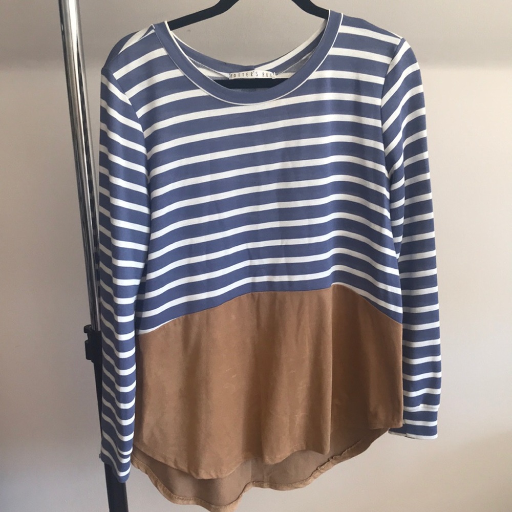 Dry Goods Suede Long Sleeve
